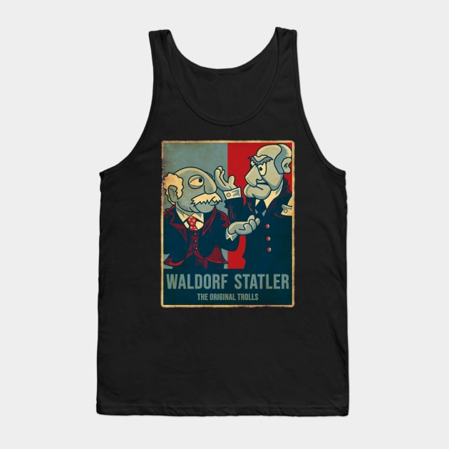 Waldorf and Statler Tank Top by Putragatot